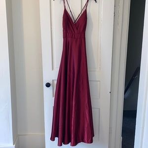 Ruby red Windsor prom dress, size 20